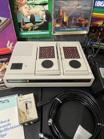 Mattel Electronics Intellivision II Console Master Component In Box With 4 Games