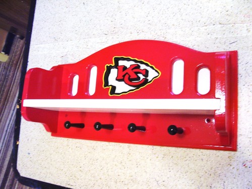 Kansas City Chiefs Cabezas Bobble Estante de Exhibición para Cabezas Bobble - Imagen 4 de 12