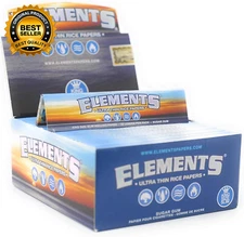 King Size Slim Ultra Thin Rice Rolling Paper Full Box of 50 Packs