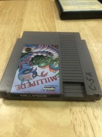 Millipede 1985 Original NES Game W Instruction Sleeve Former Rental Game Tested