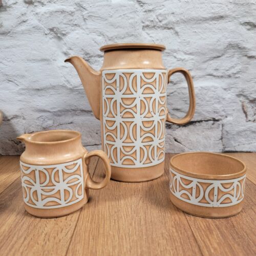 6 Surrey Ceramics Cups + Saucers, Sugar Bowl, Milk Jug, coffee Pot - 15 Pieces - Picture 5 of 17