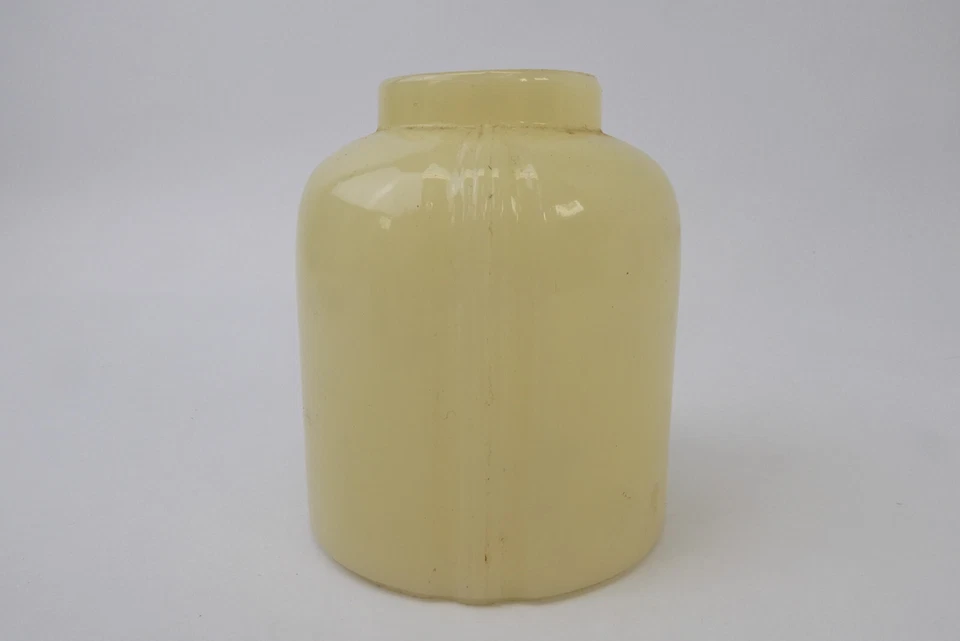 Used Small Yellow Off-White Antique 3” x 3.5” Lamp Light Shade Decorative Mini - Image 4 of 4