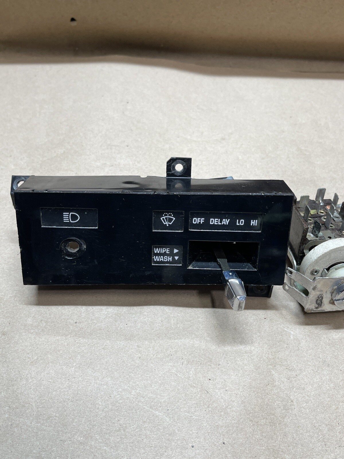 8193 Dodge Ram Truck D150 W150 Wiper Delay Headlight Switch With Bezel