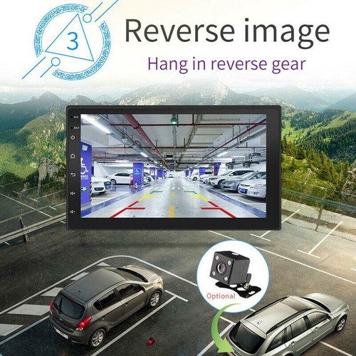 7" Double DIN Android 10.1 Car Stereo Radio Audio GPS Navigation MP5 DVR system - Bild 6 von 11