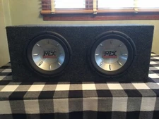 MTX  Thunder T6000 10” Car Subwoofers Enclosed Box Local Pickup Only