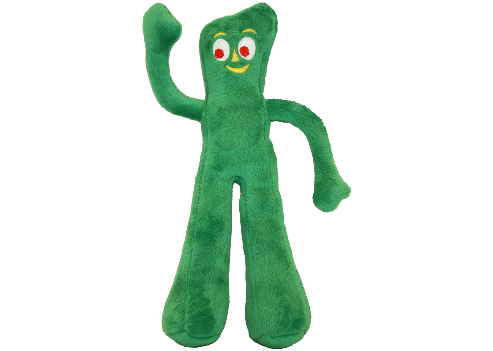 Multipet Gumby Plush Filled Dog Toy Green 9 inch Pack of 1 N