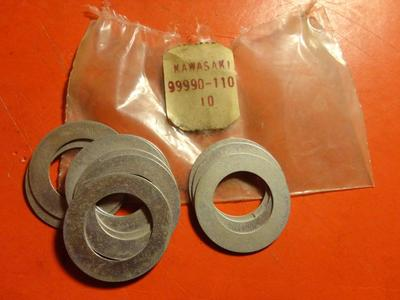#ad NOS NEW OEM FACTORY KAWASAKI WASHER QTY10 99990 110 $11.99