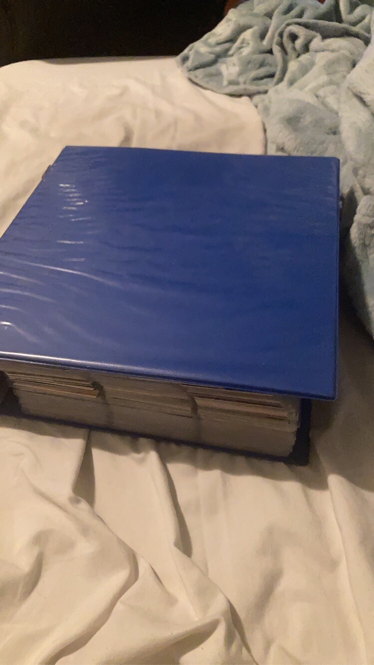 baseball card binder lot-image