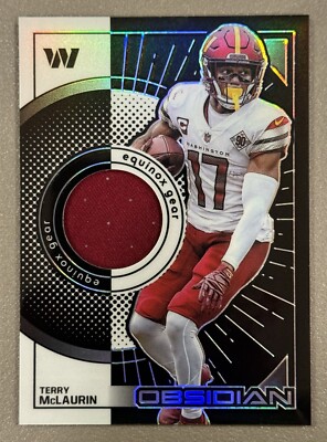 2022 Obsidian Equinox Gear - Terry McLaurin - Player Worn/Used Patch /100 EG-TMC