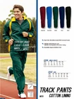 Unisex Adults Men's Ladies Women's Track Pants w Adjustable Zipper At Bottom Hem