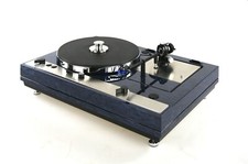 Restored Turntable Thorens TD 520 Bird's Eye Veneer  Stainless Steel