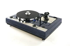 Refurbished Turntable TD 520 Bird's Eye Veneer & Stainless Steel