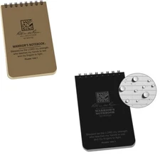 Rite In The Rain Top Spiral Warriors Notebook Black Polydure 114 Pages Universal