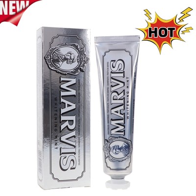 MARVIS Smokers Whitening Mint, Italian Toothpaste Arctic Shiver of Cool Mint