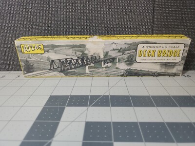 Vintage Atlas DECK BRIDGE + TRACK No. 84 HO Scale In Original Box