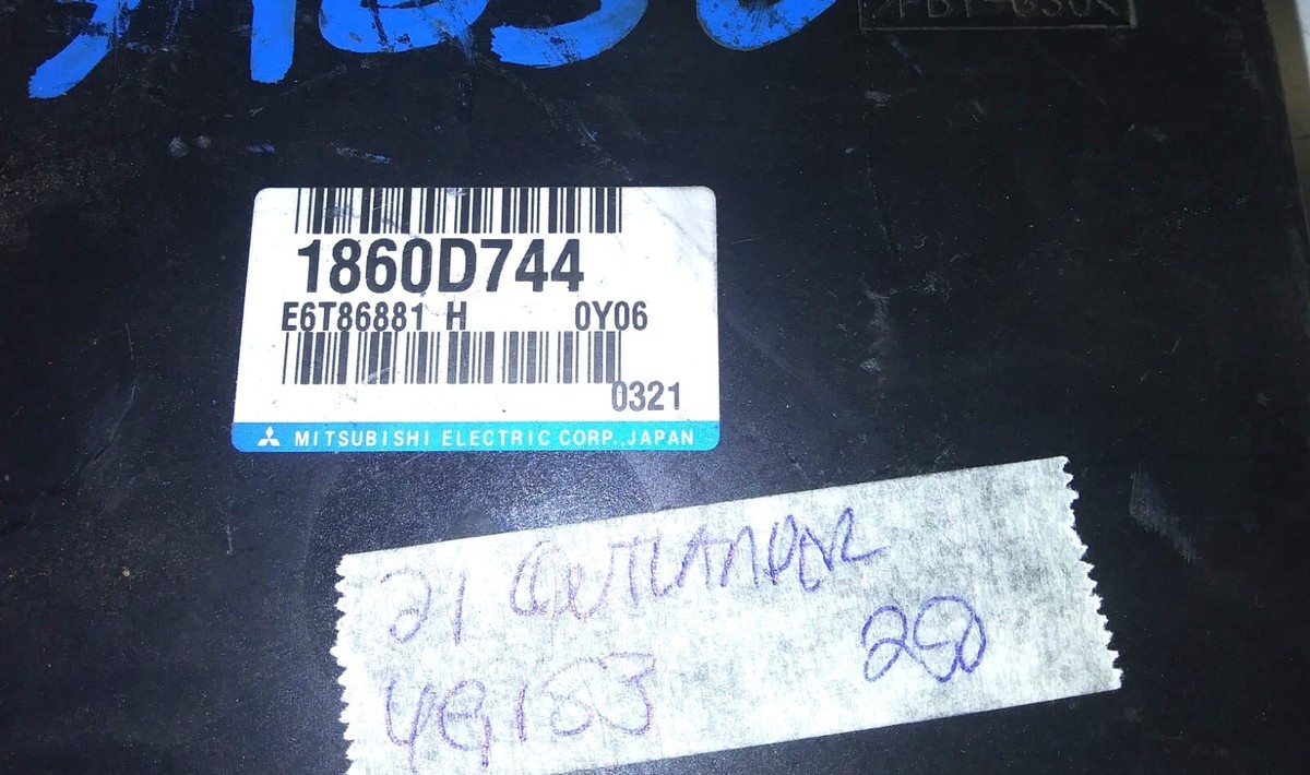 1860D744 ecm ecu computer 2021 Mitsubishi Outlander | eBay
