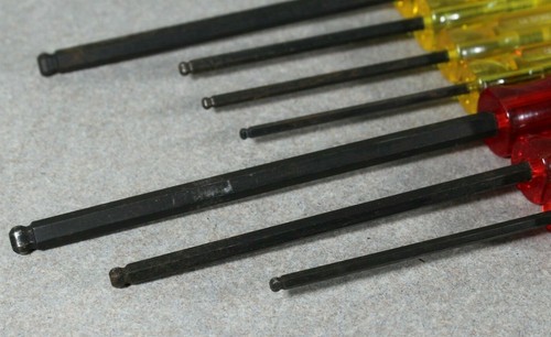(8) Bondhus Ball End Hex Screw Driver Metric & SAE - Picture 2 of 6
