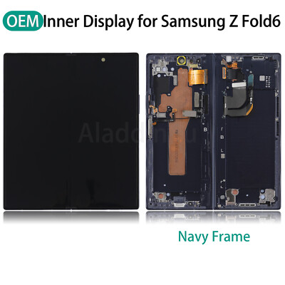 New Inner LCD Touch Screen Display Assembly For Samsung Galaxy Z Fold6 F956 Navy