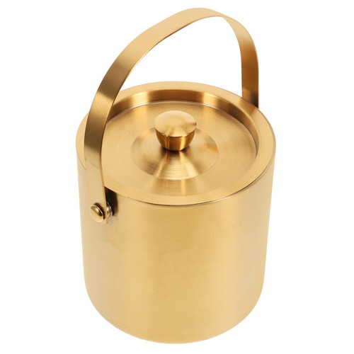 Stainless Steel Ice Bucket Cube for Cocktail Bar Wine Bottle Holder