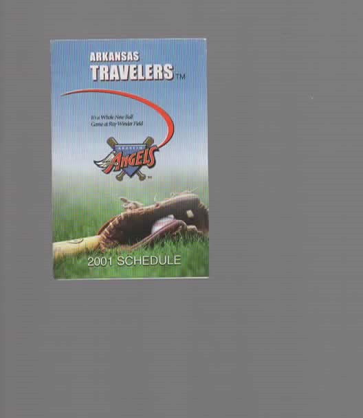 2001 ARKANSAS TRAVELERS POCKET SCHEDULE