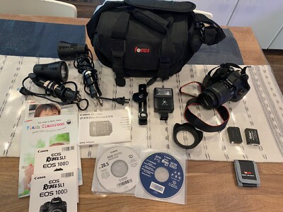 Canon EOS Rebel SL1 EOS 100D DSLR Camera Bundle EXCELLENT CONDITION!!
