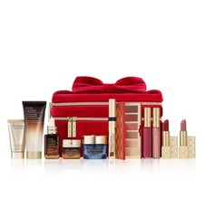 NIB Estee Lauder Blockbuster 625.00 value Train Case set 9 Full-Size/2 travel