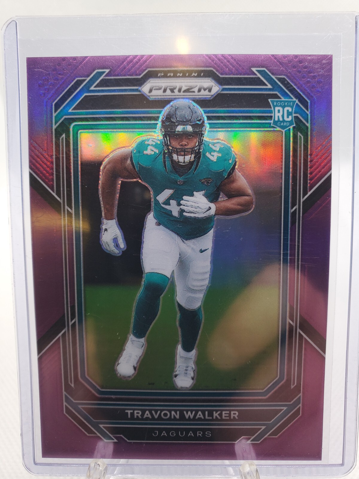 2022 Panini Prizm - Rookies Purple Prizm #339 Travon Walker /125 (RC) 1C5