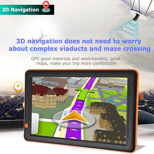 9" Car GPS Navigation TFT Free Maps 8GB+256MB Navigator Sat Nav HD LCD Display - Picture 4 of 11