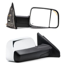 Tow Mirrors For 2002-2007 Dodge Ram 1500 2004-09 2500 3500 Power Heated Signal