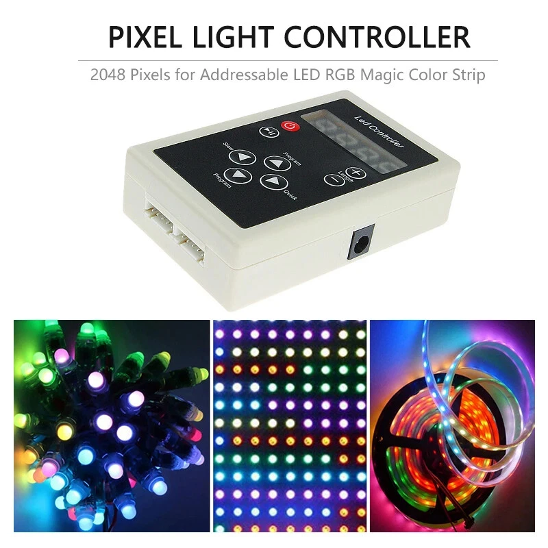 6803 IC RGB LED Controller LED Magic Color Pixel Dimmer LED Streifen Lichter - Bild 2 von 4