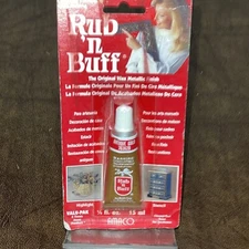 NEW Old Stock AMACO Rub 'n Buff Wax Metallic Finish Antique Gold - .5 fl oz