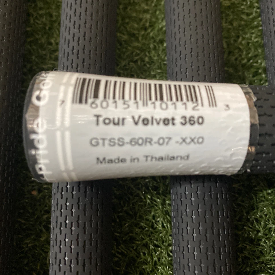 13 BRAND NEW Golf Pride Tour Velvet 360 All Black Standard Size Golf Grips - Image 2 of 4