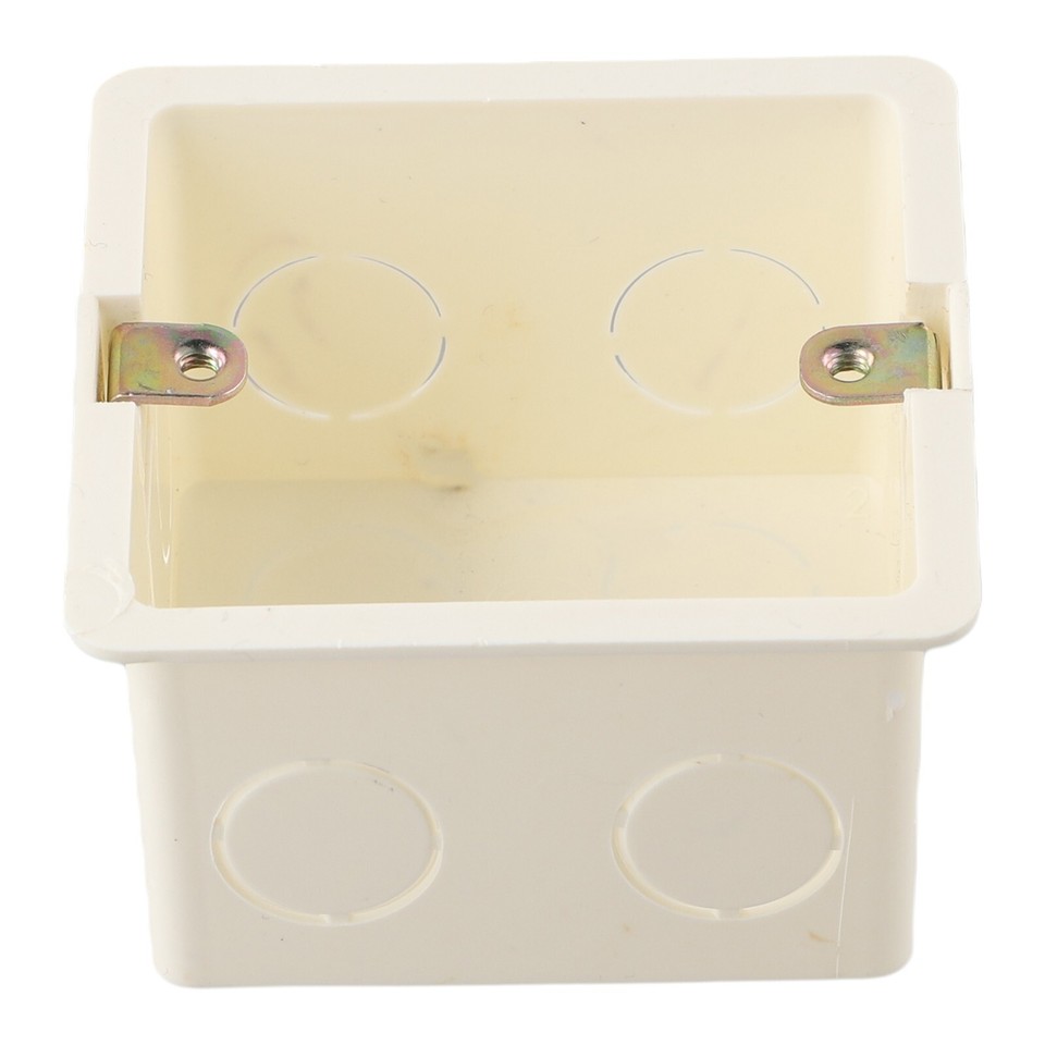Slim Pattress Back Box for Wall Sockets and Light Switches Concealed