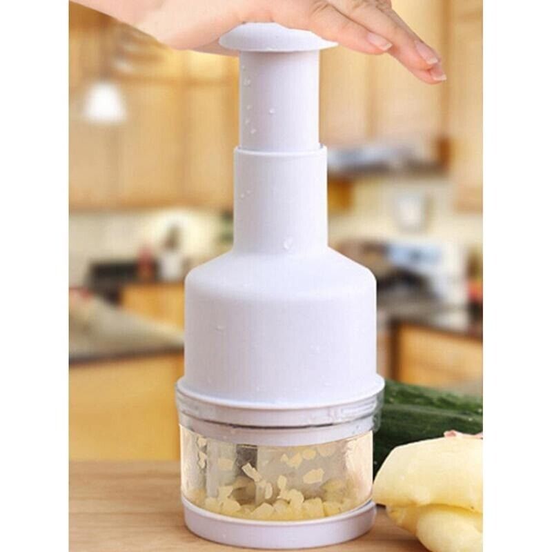 Garlic Chopper Garlic Crusher Vegetable Chopper manual rope chopper food  Kitchen chopper kitchen utensils and food processing