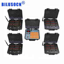 DHL shipping 96 Channel fireworks firing system 300M Remote 2400cues transmitt