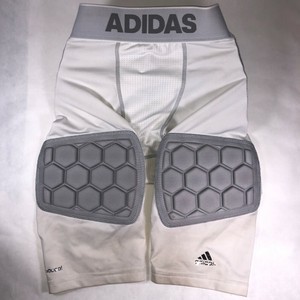 adidas compression shorts white