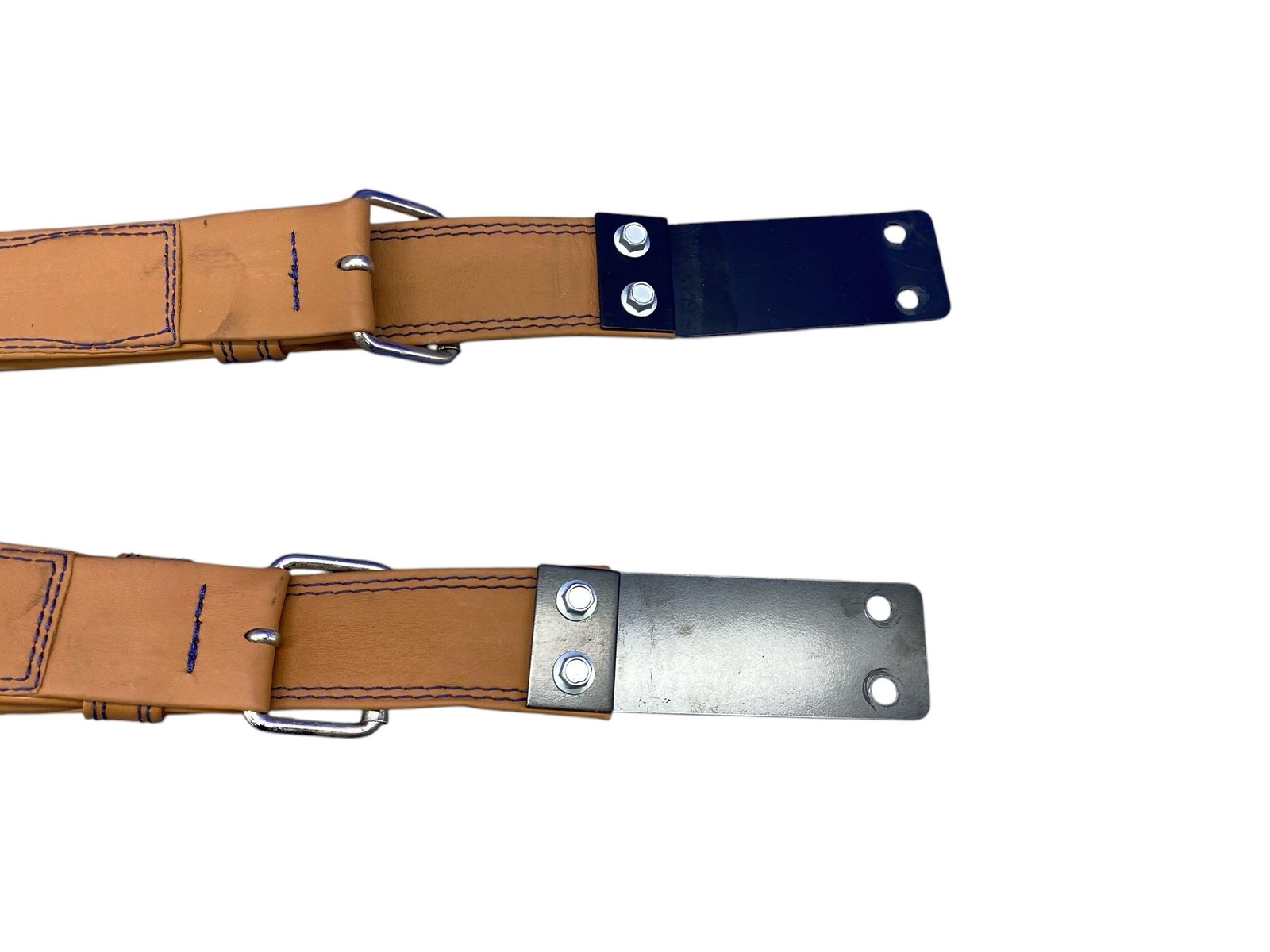 2013 FERRARI CALIFORNIA LEATHER LUGGAGE STRAP WRAP SET BROWN LEATHER OEM