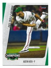 Austin Voth Rookie 2023 Norfolk Tides Triple A Champions #30 Orioles