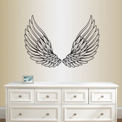 Vinyl Decal Angel Wings or Eagle Bird Wings Any Room Decor Wall Sticker ...