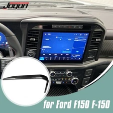 Real Carbon For Ford F150 F-150 Raptor 2024+ Dash Screen Upper Bezel Strips Trim