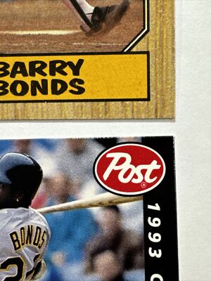 Barry Bonds Rookie & Oddball Lot ~ 1987 Donruss #361, 1987 Topps