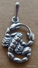 RUSSIAN melhior  PENDANT   zodiac SCORPIO    #1