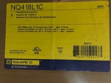 SQUARE D NQ418L1C 100 AMP MAIN LUG  PANEL INTERIOR 18 CIRCUIT 240V 3-PHASE NEW