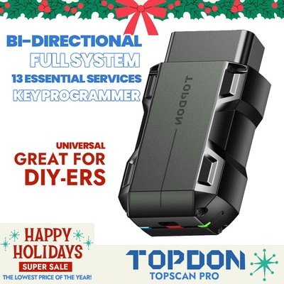 2025NEW TOPDON Topscan Pro Bi-Directional Control Full System OBD Diagnosis Tool