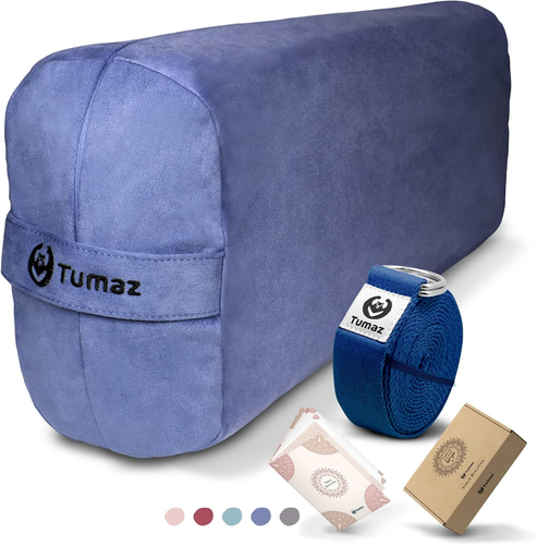 Tumaz Yoga Bolster Set - Rectangular Yoga Bolster Pillow for Restorative Yoga, S - Picture 9 of 12