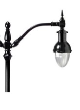 Vintage NYC Glass Street Light Pendant For Driveway, Pool, Lawn 120V 250watt Led