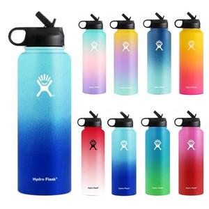 blue hydro flask water bottle