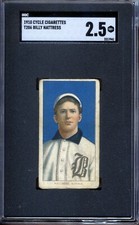 T206 Cycle Billy Nattress SGC 2.5 GD+ *Buffalo Bisons*