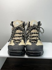 Botas de Senderismo al Tobillo Adidas Beige/Negro Gamuza Cuero "Geofit" Talla EE. UU. 6,5