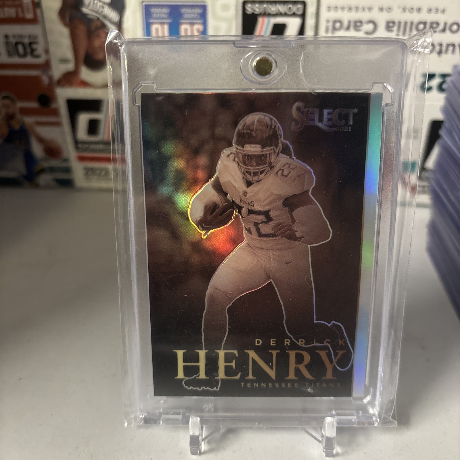 2021 Select Derrick Henry Artistic Selections Sp Insert Case Hit No As-19